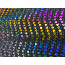 Metallic Spangle Knit Sequin Fabric im neuen Stil